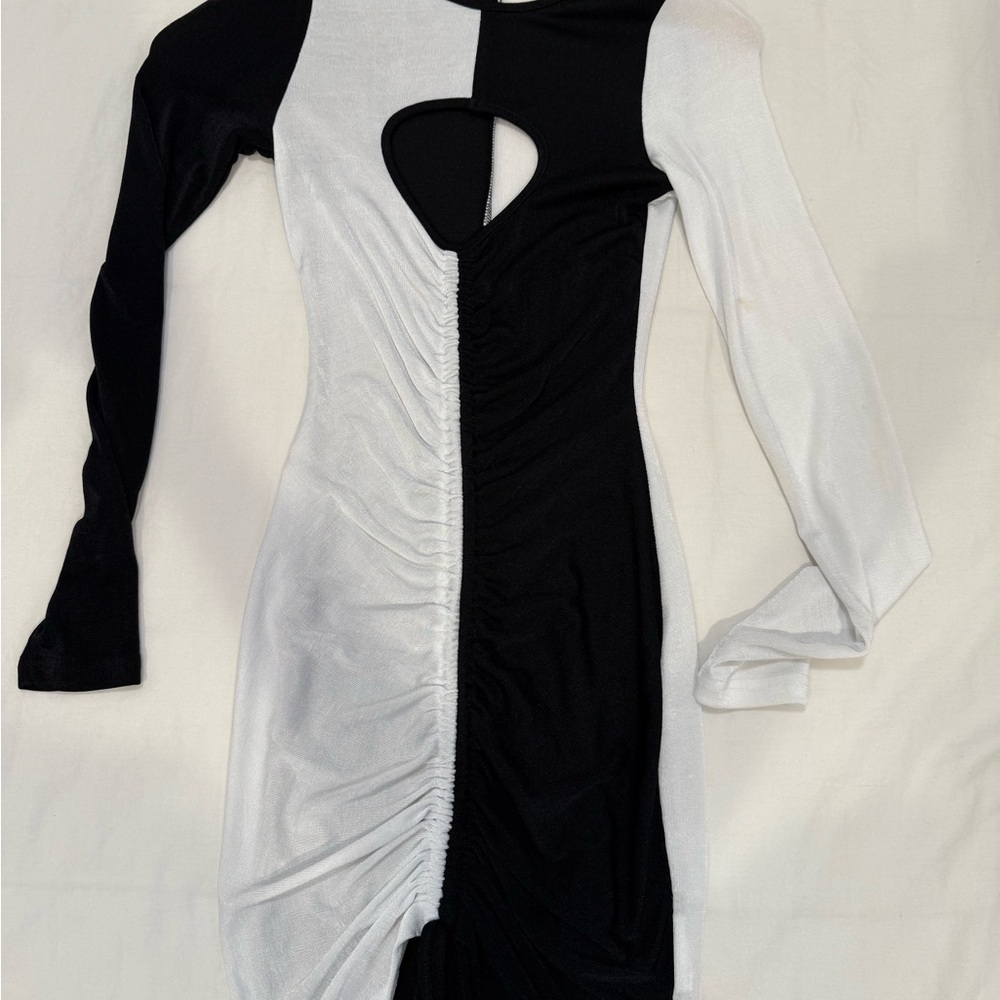Motel Rocks Monochrome Cutout Dress - Picture 3 of 4